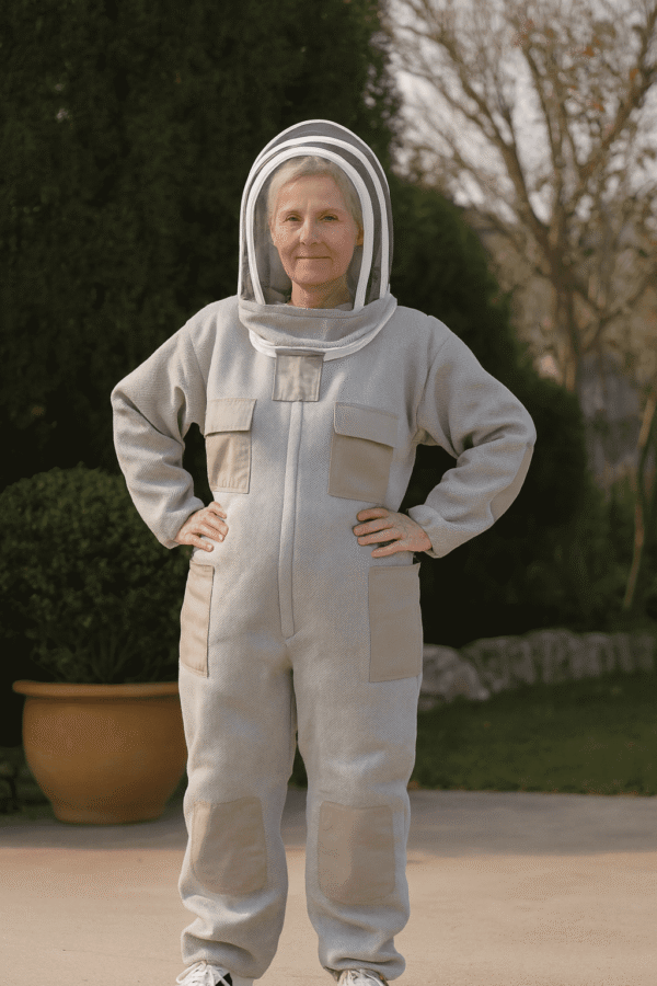 Thickened Beekeeping Suit with Full Body Protection & Veil Hood – Winter Bee Suit for Men & Women - Image 5