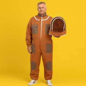 thickened beekeeping suit with full body protection & veil hood – winter bee suit for men & women