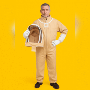 professional beekeeping suit with gloves – unisex full body protective gear for men & women