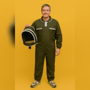 full beekeeping suit with hood – breathable, thick protective one piece for beekeepers